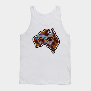 Aboriginal Map Artwork Tank Top